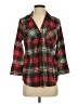 Cato Plaid Red 3/4 Sleeve Blouse Size S - photo 1