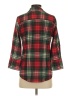 Cato Plaid Red 3/4 Sleeve Blouse Size S - photo 2