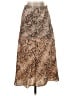 Aqua 100% Polyester Animal Print Tan Casual Skirt Size S - photo 1