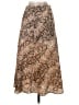 Aqua 100% Polyester Animal Print Tan Casual Skirt Size S - photo 2