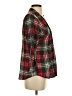 Cato Plaid Red 3/4 Sleeve Blouse Size S - photo 4