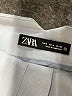Zara Solid Gray Casual Pants Size M - photo 7