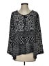 Studio 90 Black Long Sleeve Blouse Size S - photo 1