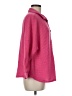 Unbranded Houndstooth Pink 3/4 Sleeve Blouse Size M - photo 4