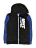 Nike 100% Polyester Black Zip Up Hoodie Size 6 - 7 - photo 1