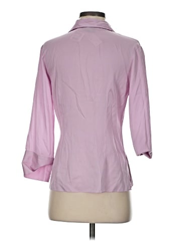 Tracy M. 3/4 Sleeve Silk Top (view 2)