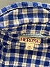 Merona Checkered-gingham Blue Long Sleeve Button-Down Shirt Size XL - photo 7