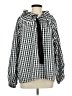 Unbranded 100% Polyester Checkered-gingham Black Long Sleeve Blouse Size M - photo 1