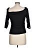 Frank Lyman Design Black 3/4 Sleeve Top Size 10 - photo 2