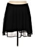 Old Navy 100% Polyester Solid Black Casual Skirt Size M - photo 1