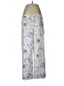 Talbots Floral Silver Casual Pants Size 8 - photo 1