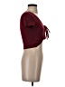 Unbranded Burgundy Short Sleeve Top Size XS - photo 4