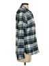 L.L.Bean Plaid Blue Long Sleeve Button-Down Shirt Size S - photo 4