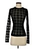 Rag & Bone Houndstooth Black Long Sleeve T-Shirt Size XS - photo 1