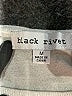 Black Rivet Gray Long Sleeve Top Size M - photo 7