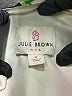Julie Brown 100% Silk Graphic Purple Romper Size 4 - photo 4