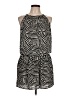 Veronica M. 100% Polyester Graphic Black Casual Dress Size L - photo 1