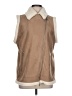 Lauren by Ralph Lauren 100% Polyester Tan Vest Size L - photo 1