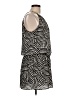 Veronica M. 100% Polyester Graphic Black Casual Dress Size L - photo 4