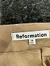 Reformation 100% Tencel Tan Casual Pants Size 14 - photo 4