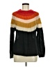 MNG Suit Color Block Orange Pullover Sweater Size M - photo 1