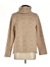 J.Crew Factory Store 100% Polyester Houndstooth Tan Turtleneck Sweater Size M - photo 1