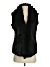 Express 100% Polyester Black Faux Fur Vest Size S - photo 1