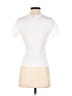 Scoop White Short Sleeve Turtleneck Size S - photo 2