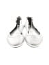Quince Metallic Silver Flats Size 8 - photo 2