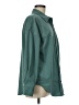 Unbranded 100% Polyester Teal Long Sleeve Blouse Size M - photo 4