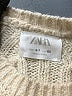 Zara Ivory Pullover Sweater Size 6 - 7 - photo 3
