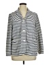 Coldwater Creek 100% Cotton Silver White Cardigan Size XL - photo 1