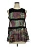 Bleu De SYM 100% Polyester Black Tank Top Size 14 - photo 1