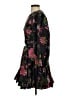 Rhode 100% Cotton Floral Black Cocktail Dress Size S - photo 5