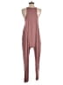Elan Solid Pink Jumpsuit Size S - photo 2