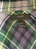 J.Crew Plaid Green Long Sleeve Button-Down Shirt Size 8 - photo 7