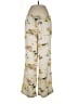 H&M 100% Polyester Print Ivory Casual Pants Size L - photo 1