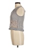Chloe K 100% Rayon Gray Sleeveless Blouse Size M - photo 5
