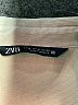 Zara Tan 3/4 Sleeve Button-Down Shirt Size M - photo 7