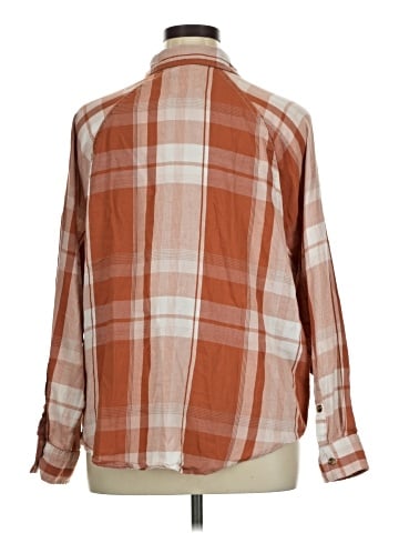 SO 3/4 Sleeve Button-Down Shirt (view 2)