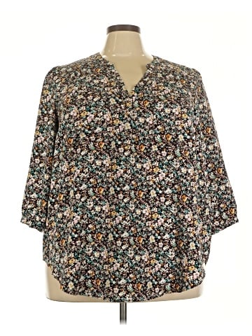 Torrid 3/4 Sleeve Blouse (view 1)