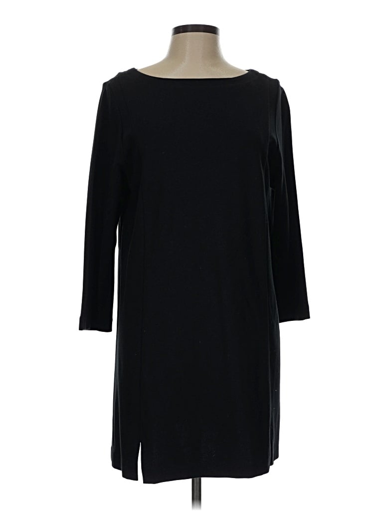 Pre-owned Jjill Casual Dress In Black