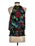 Sunny Leigh 100% Polyester Green Sleeveless Blouse Size S - photo 2