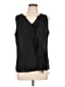 The Limited Outlet 100% Polyester Black Sleeveless Blouse Size L - photo 1