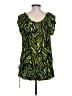 Apt. 9 Green Short Sleeve Blouse Size L (petite) - photo 2