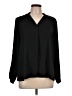 Jennifer Lopez Black Long Sleeve Blouse Size L - photo 1