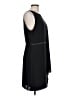 Halston 100% Polyester Solid Black Cocktail Dress Size 12 - photo 4