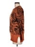 Prairie Cotton 100% Cotton Print Orange Pullover Sweater Size M - photo 5