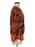 Prairie Cotton 100% Cotton Print Orange Pullover Sweater Size M - photo 4