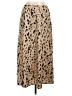 Shein 100% Polyester Animal Print Tan Casual Skirt Size L - photo 1